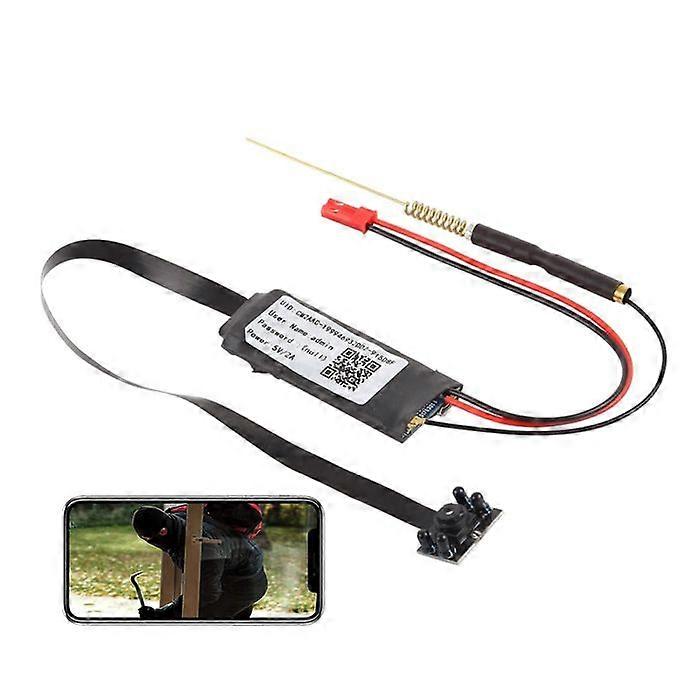 Mini FHD Surveillance Camera DVR Android iOS Wifi Night Vision Black + 16GB SD YONIS