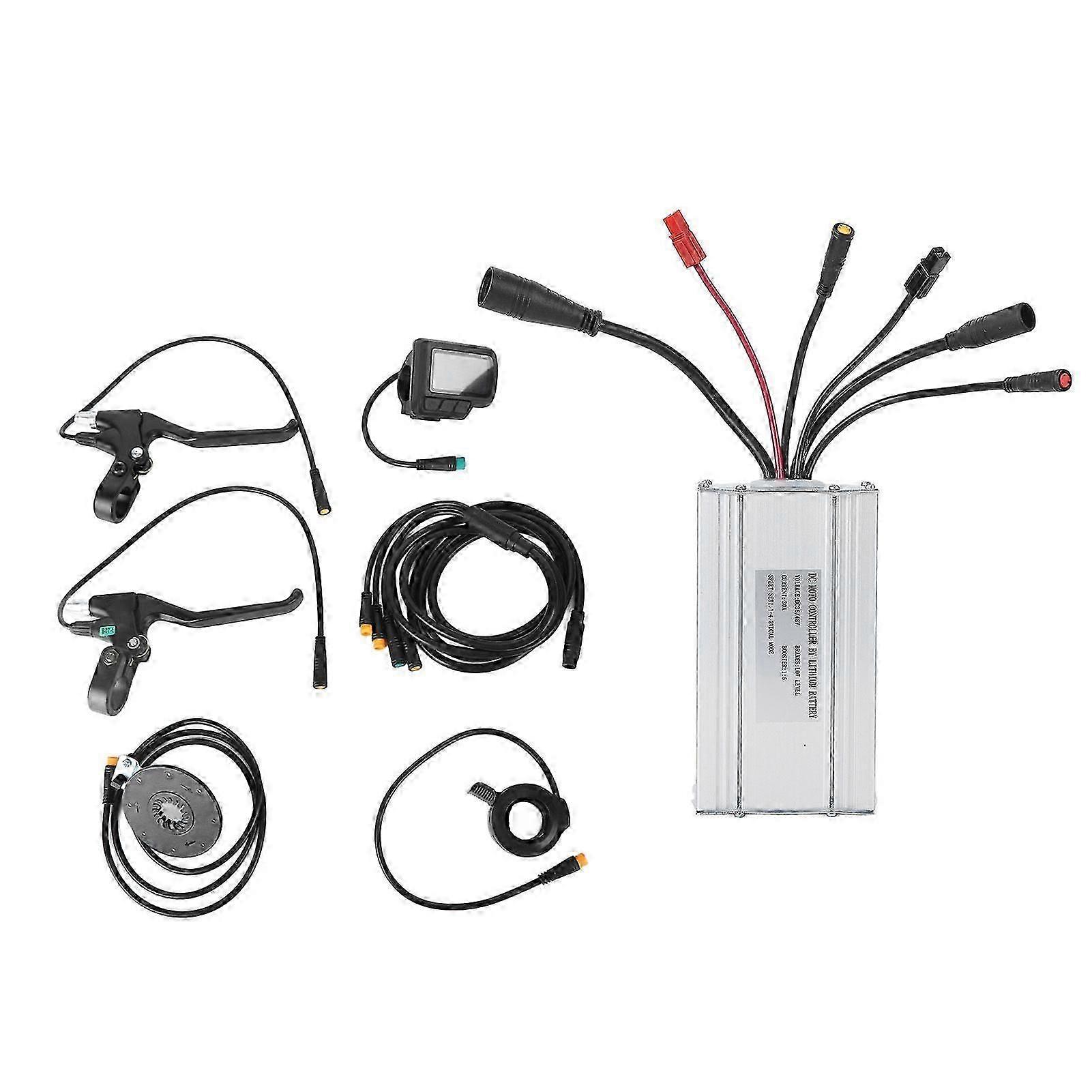 1000W Electric Motor Controller Set EN06 Display Panel Waterproof Motor Controller Conversion Set for Bicycle