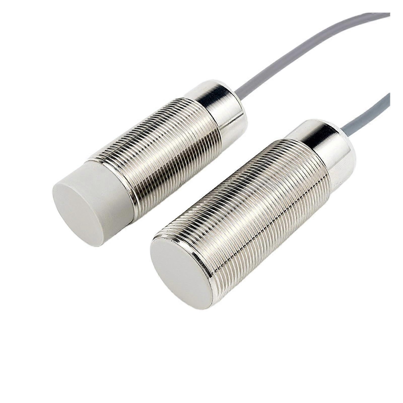Capacitive M30 Metal Proximity Sensor 10-30mm Sensing Distance PNP NO 20mm Flush Mount for Large Distances