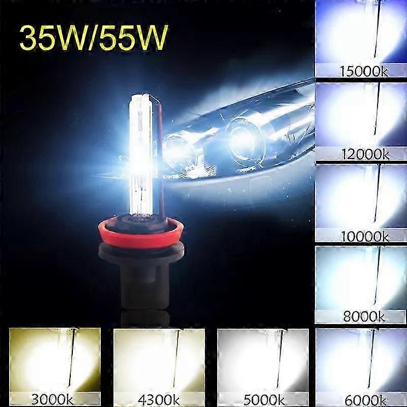 2Pcs H8 H9 H11 Xenon Bulb 55W 3000K 4300K 5000K 6000K 8000K 10000K 12000K Auto Lamp 12V Car Headlight Xenon H11 Fog Lights
