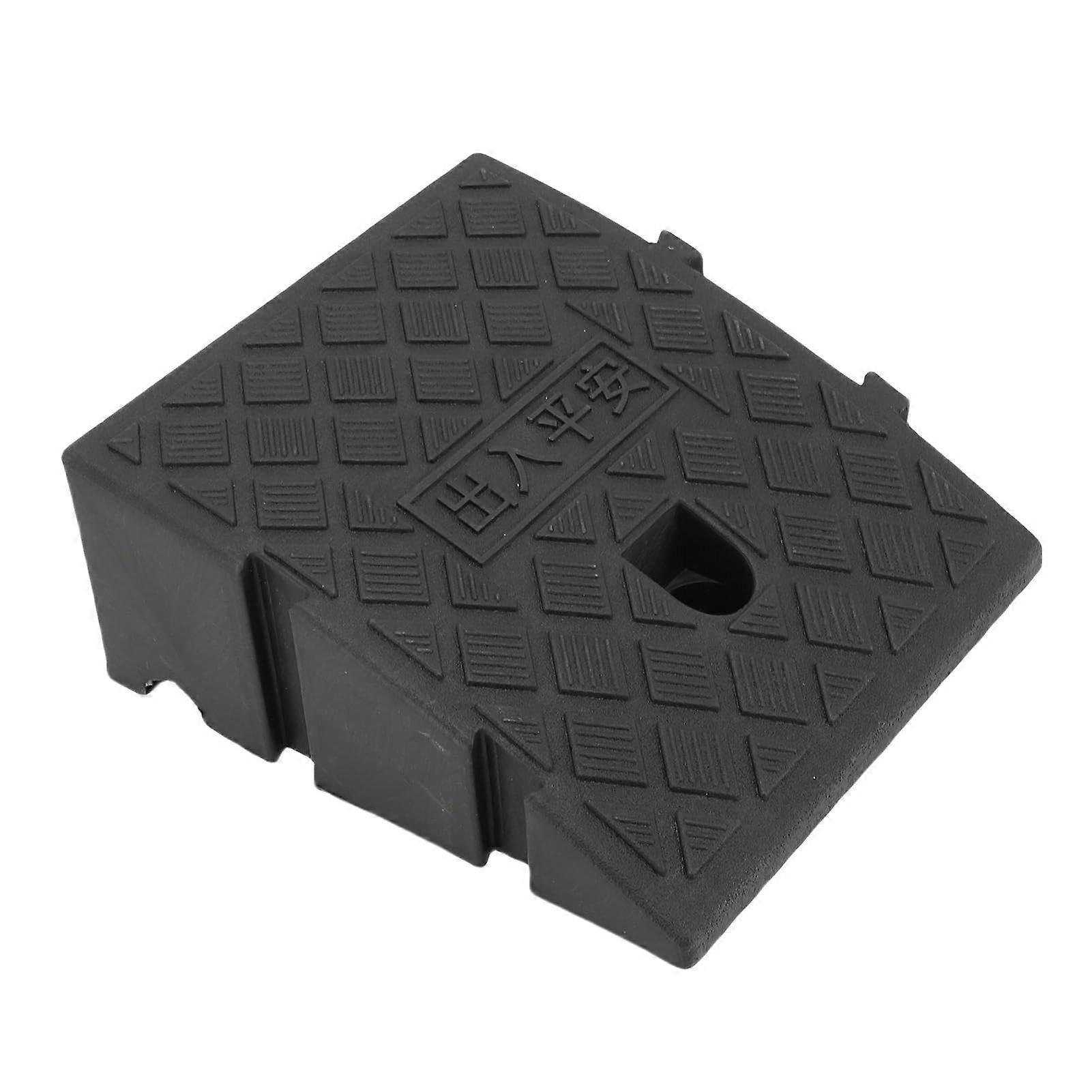 Bordsteinrampe, PVC Heavy Duty Threshold Ramp with Side Strap for Driveways, Sidewalks, Steps, Cars, Trucks, Loading Docks, Noise Reduction, 2200 Lbs.