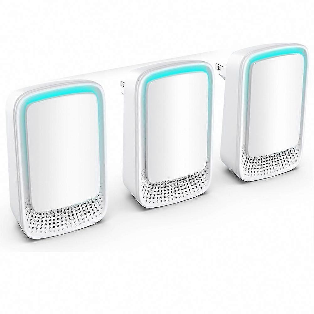 3-Pack Air Ionizers for Home, Negative Ion Generator EU Plug, Freshens Air