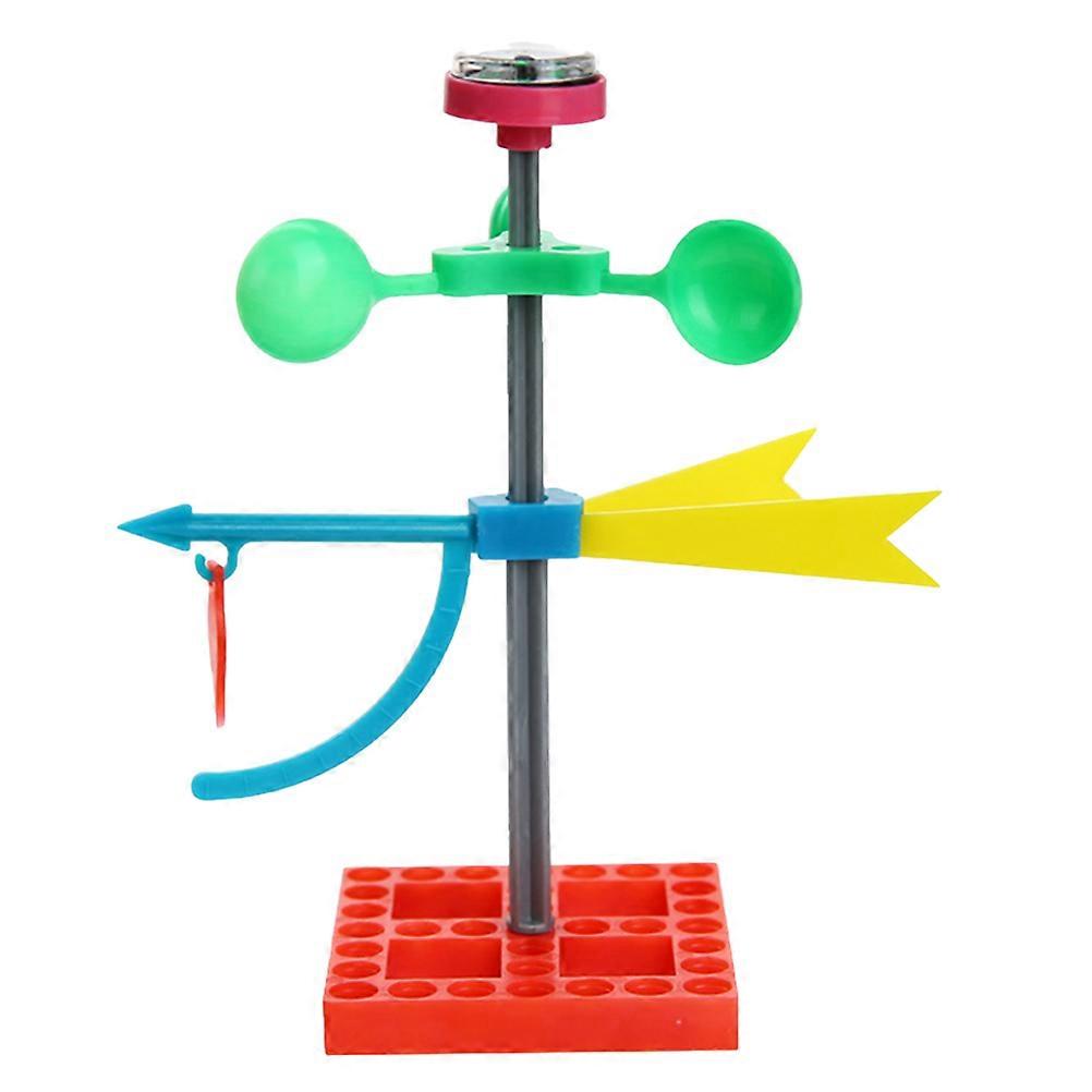 Wind Power Wind Direction Toy Assembly Kit for Children Over 5 Years Old Plastic with Hands-on Ability Training 1Set