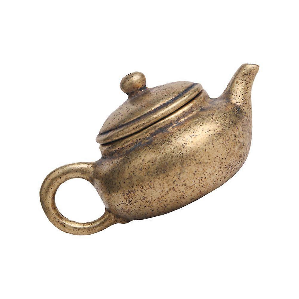 真鍮ティーポットの装飾家の装飾のための古い処理スタイル ゴールデン真鍮素材装飾 1Pc