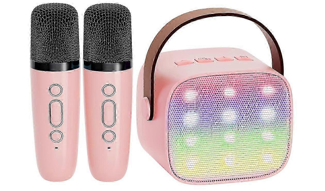 Mini karaoke machine for kids, portable Bluetooth speaker with wireless