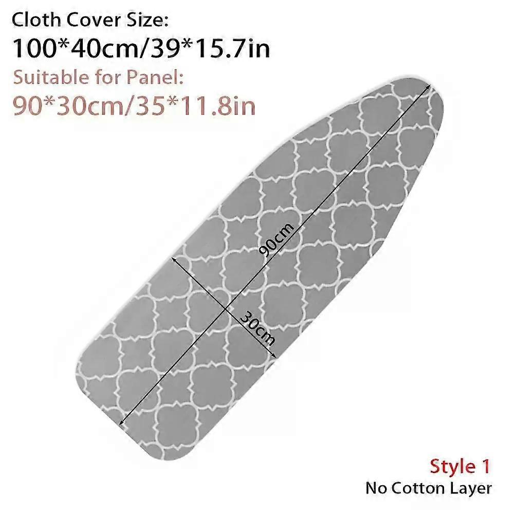 Ironing Board Cover With Elastic Edge Stain Resistant Scorching Thick Padding Iron Heat Shield Ironing Cover For Ironing Table