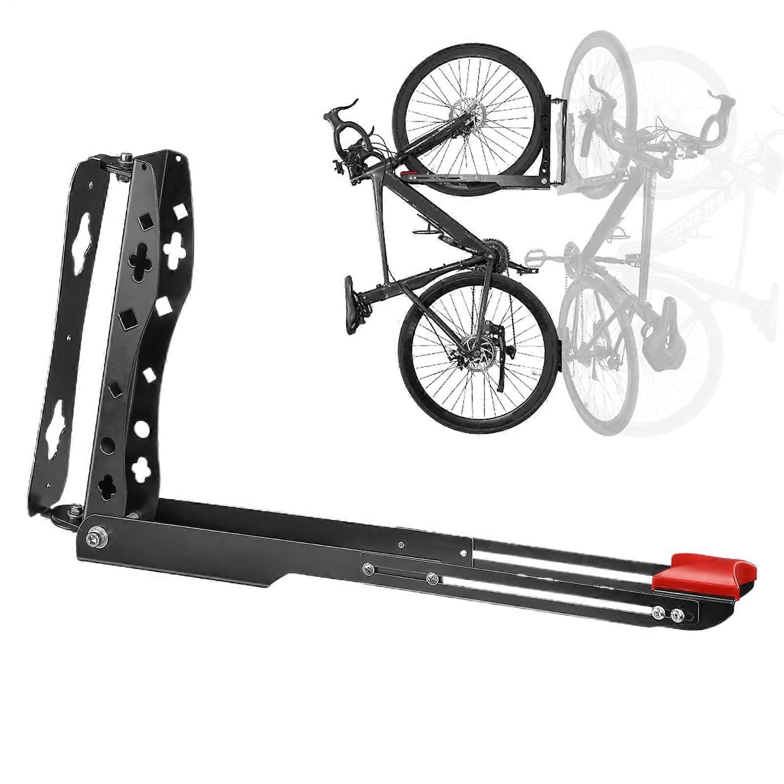 Garage Bike Rack Wall Mount, Space Saving Vertical Holder Bracket Heavy Duty Ref: 2296
