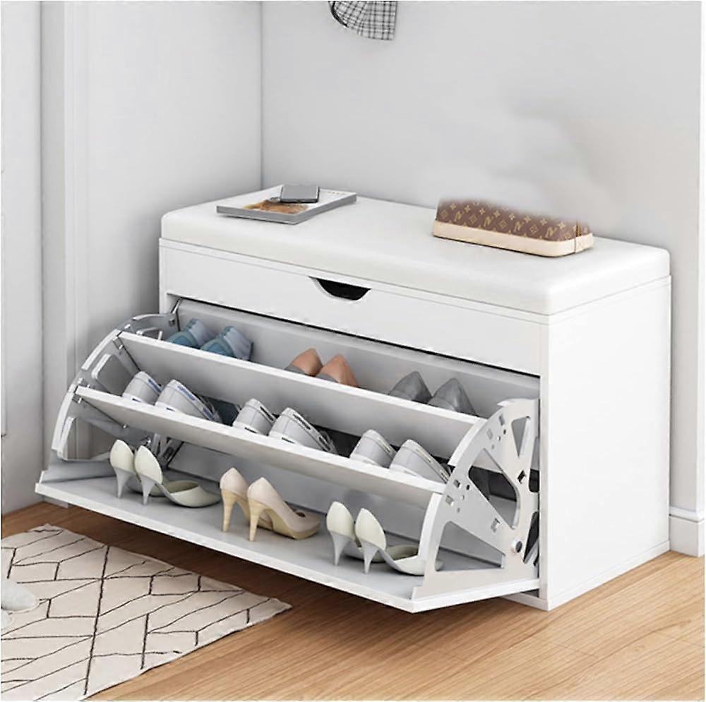 Modern Shoe Storage Bench with Hidden Rack Stylish Entryway Shoe nizer for Kids and Adults Upholstered Shoe Cabinet Ref: 2395
