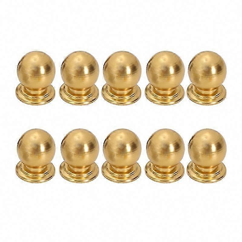 10 Pcs Round Ball Cabinet Knobs, Modern Kitchen & Bathroom Hardware, Dresser Drawer Pulls