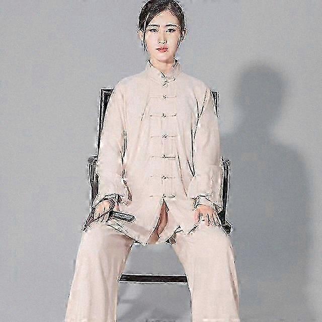 Martial Arts Uniform Set with Jacket and Pants for Tai Chi and Kung Fu Practice