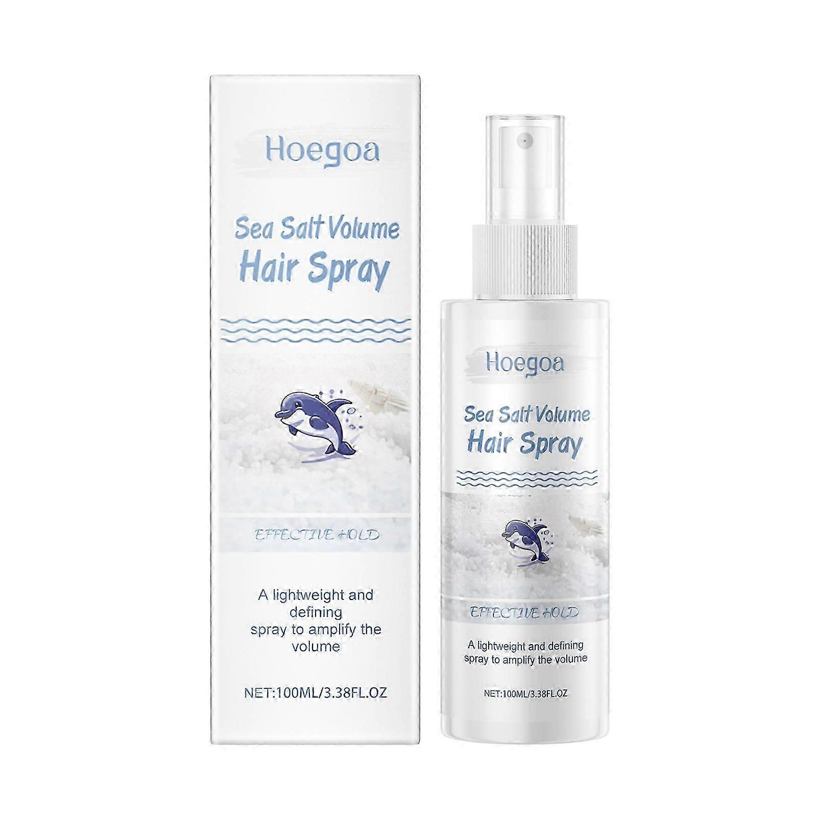 O spray de cabelo com sal marinho Hoegoa nutre suavemente o cabelo, deixa fragrância, cuidados com os cabelos e spray hidratante