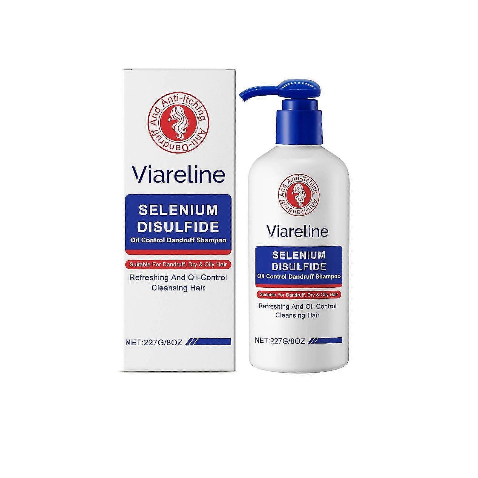 Viareline Refreshing Oil Control Shampoo for Scalp Cleansing, Softening, Fluffy, Gentle Moisturizing Shampoo