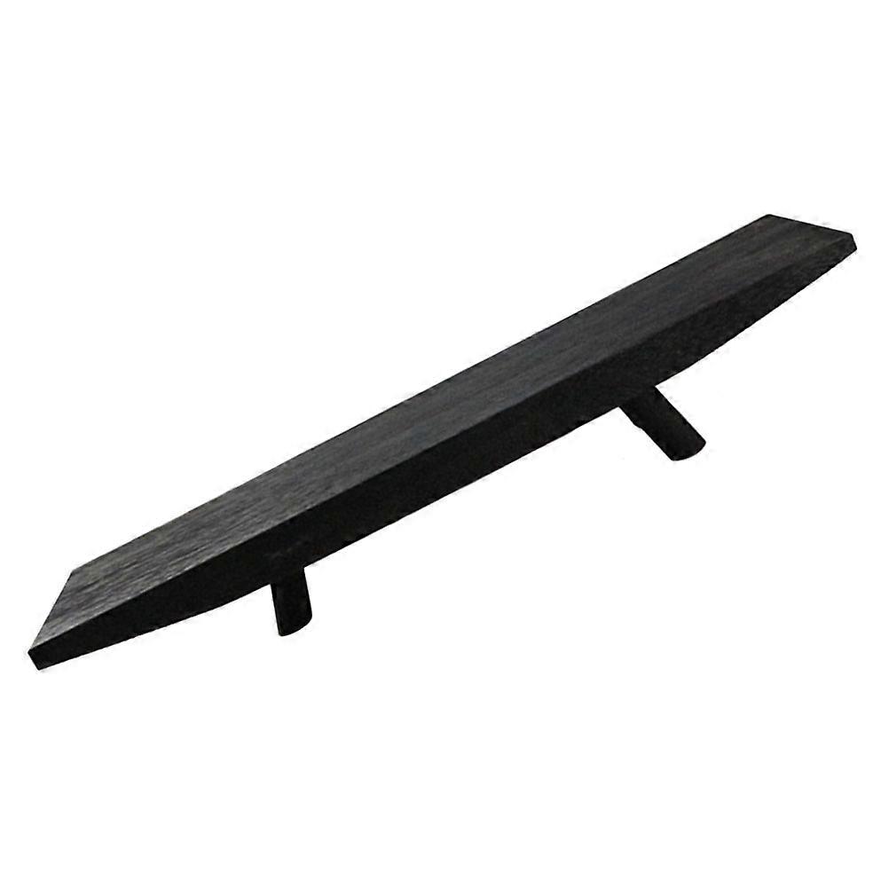 Rustic Wooden Tray with 3 Leg Design, Solid Wood Farmhouse Display Stand for Living Room Decor, Multi Functional Storage & Elegant Fruit Serving Tray