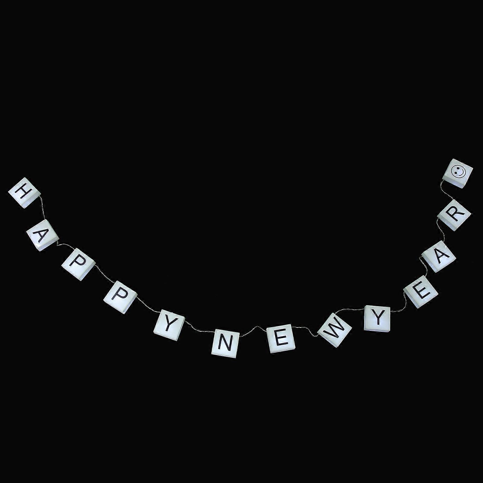 LED Letter Light Box Rectangular Wedding Plastic White Diy Word Combinations 1 Set