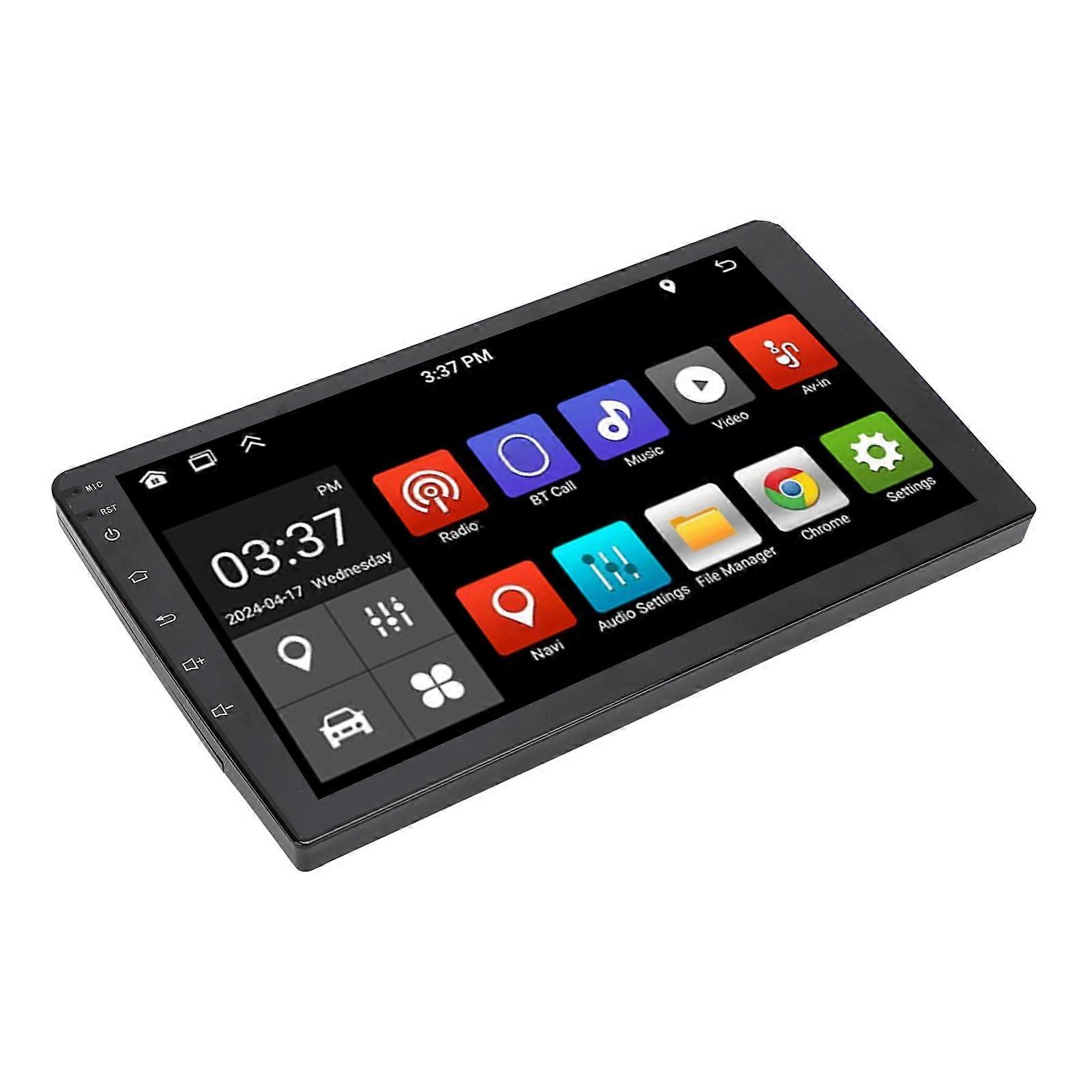 4 Core Android 15 Double Din Car Stereo 9" IPS 4+64GB Bluetooth