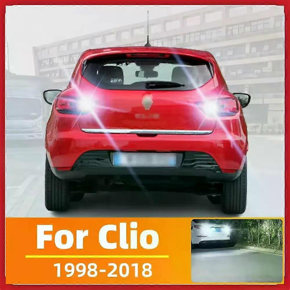 2X LED Reverse Light For Renault Clio 2 3 4 Accessories 1998-2018 2010 2011 2012 2013 2014 2015 2016 2017 Backup Back Up Lamp