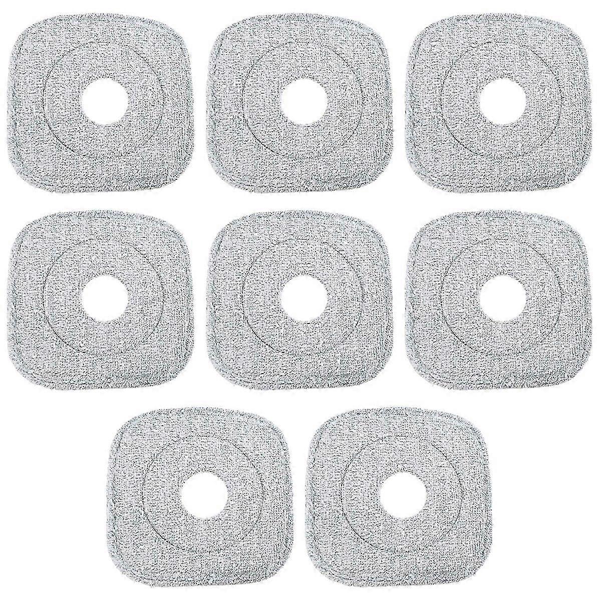 8Pcs Mop Cloth Pads for Joybos Automatic Separation Rotating Cleaning Floors Mop Squeeze System
