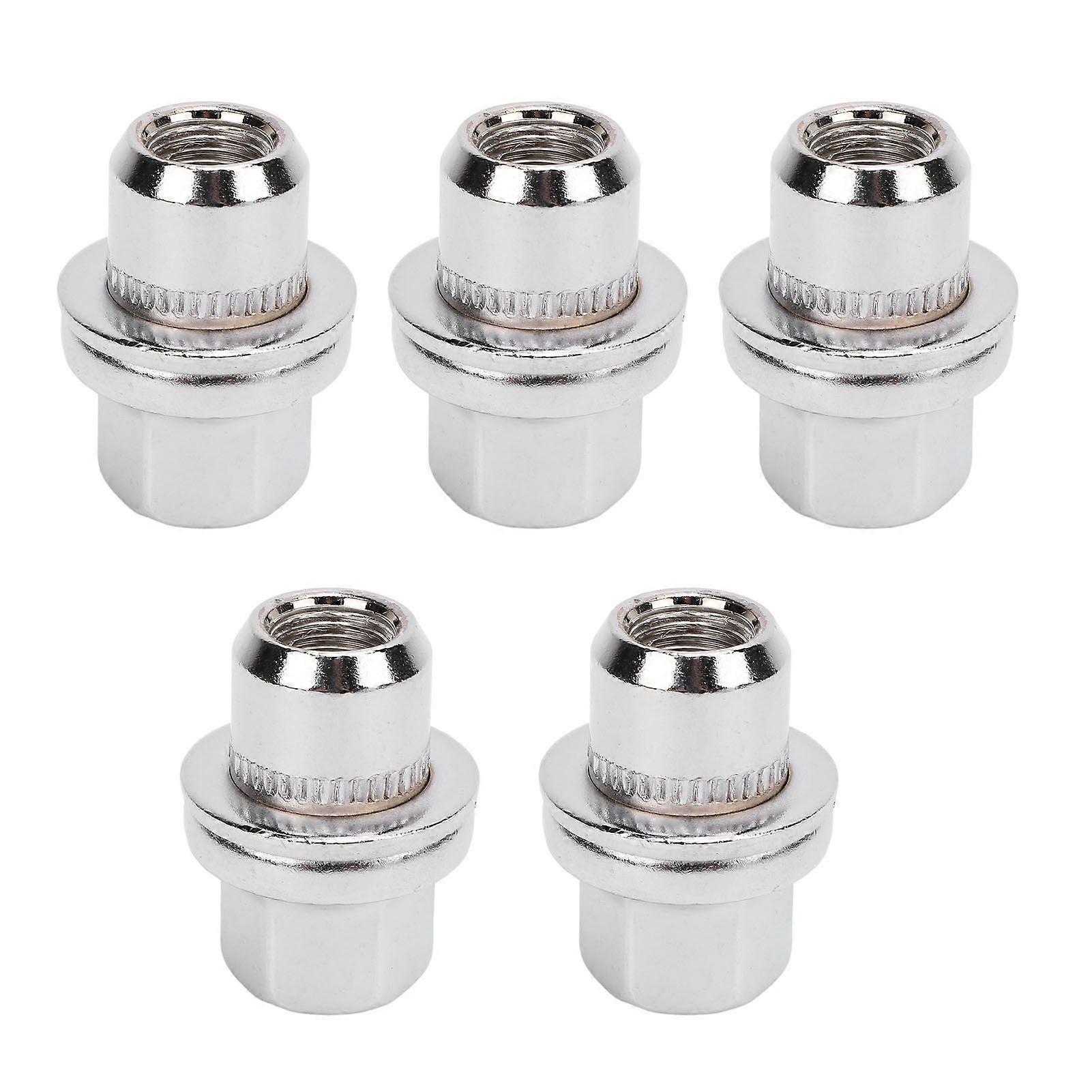5PCS Wheel Lug Nuts Set High Hardness Steel Alloy Zinc Plated LR068126 for Discovery Defender LR3 LR4