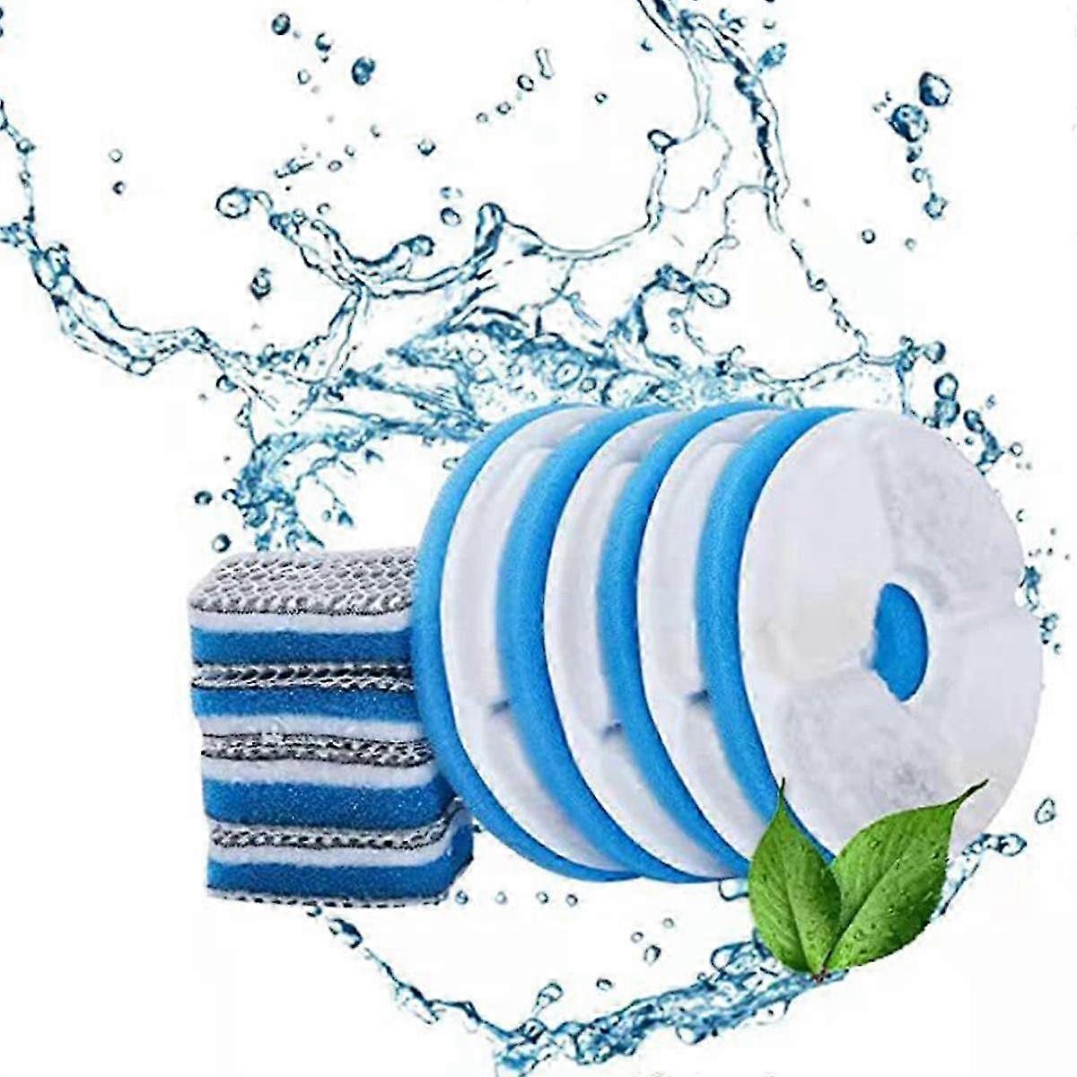6 Filters for Pet Fountains, Cat Dog Automatic Start Stop Water Fou...