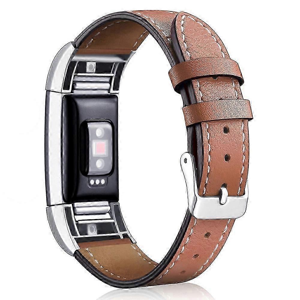 For Fitbit Charge 2 Genuine Leather Watch Band Replacement Wrist Strap Replacement