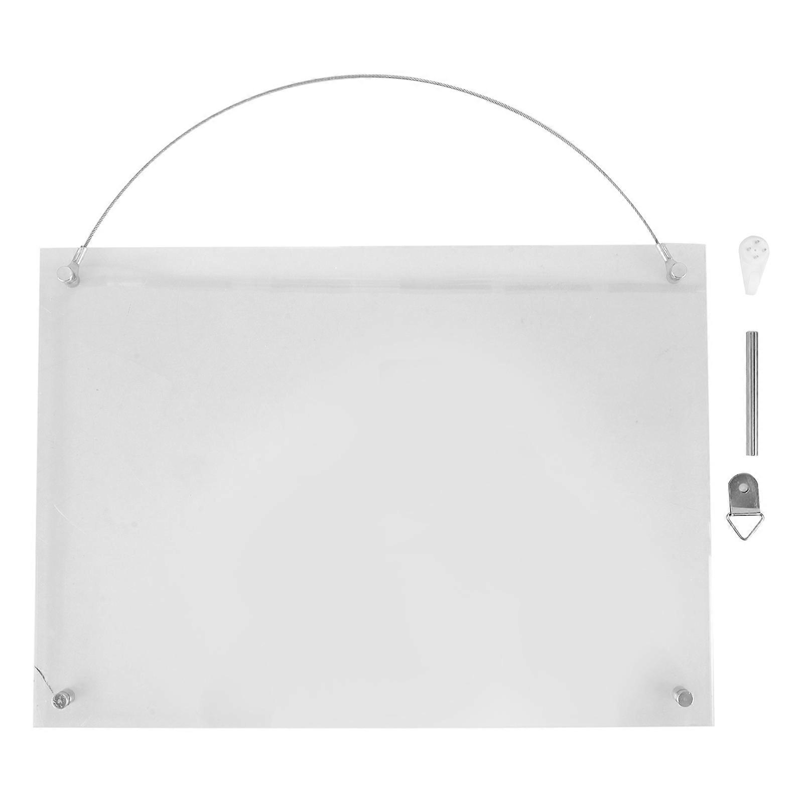 MLINS Office 1 Set Wall Hanging Photo Frame Acrylic Certificate Holder Award Display Stand Frameless Picture Frame