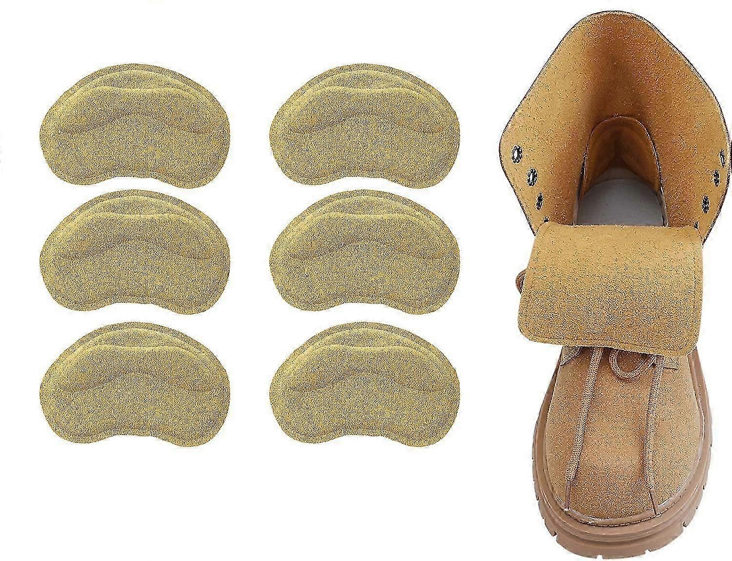 Leather Inserts Prevent Slipping Inside Shoes Heel Grips