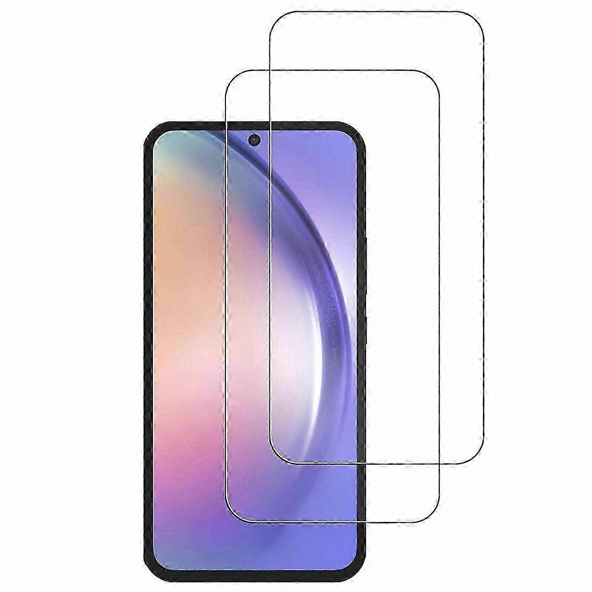 2-Pack Tempered Glass Screen Protector for S24-Compatible Devices