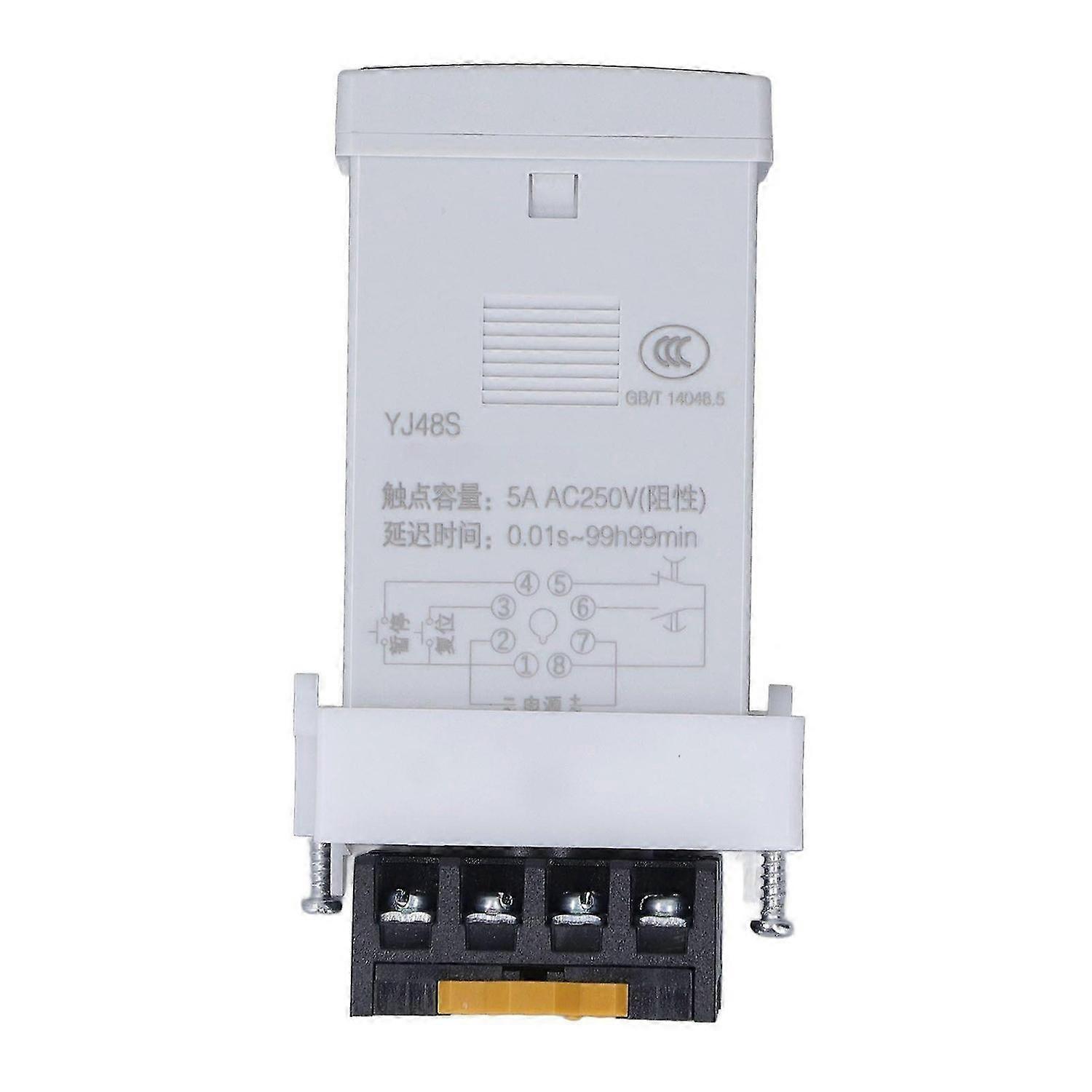 High quality YJ48S time relay 8-pin set of delay type controller programmable