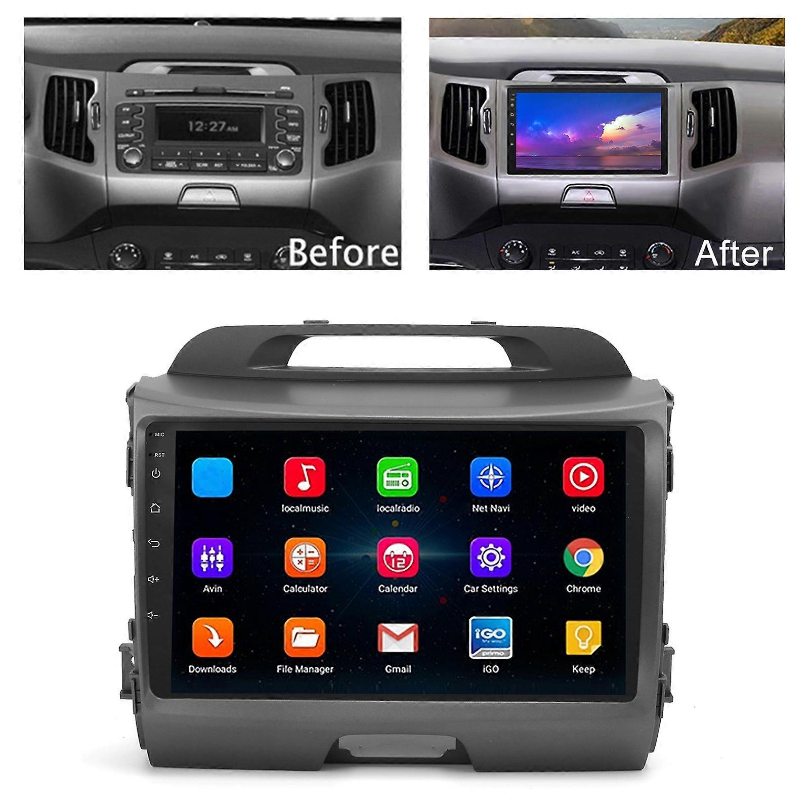 9in Android 10.0 Car Navigator Touchscreen, 2+32GB, Model QI-9102K29