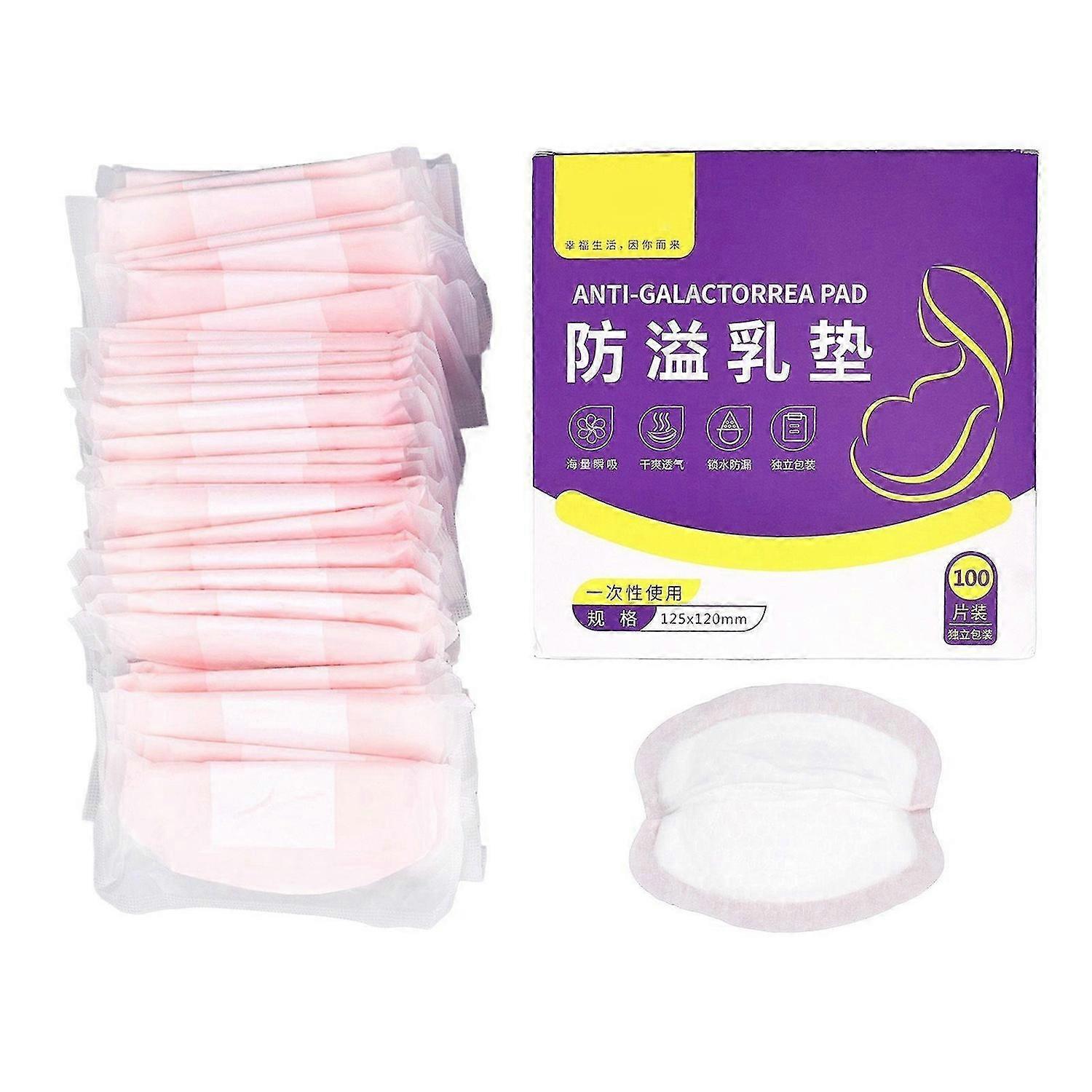 2025 Latest Model 100pcs Disposable Breastfeeding Pads Ultra Thin Super Absorb...