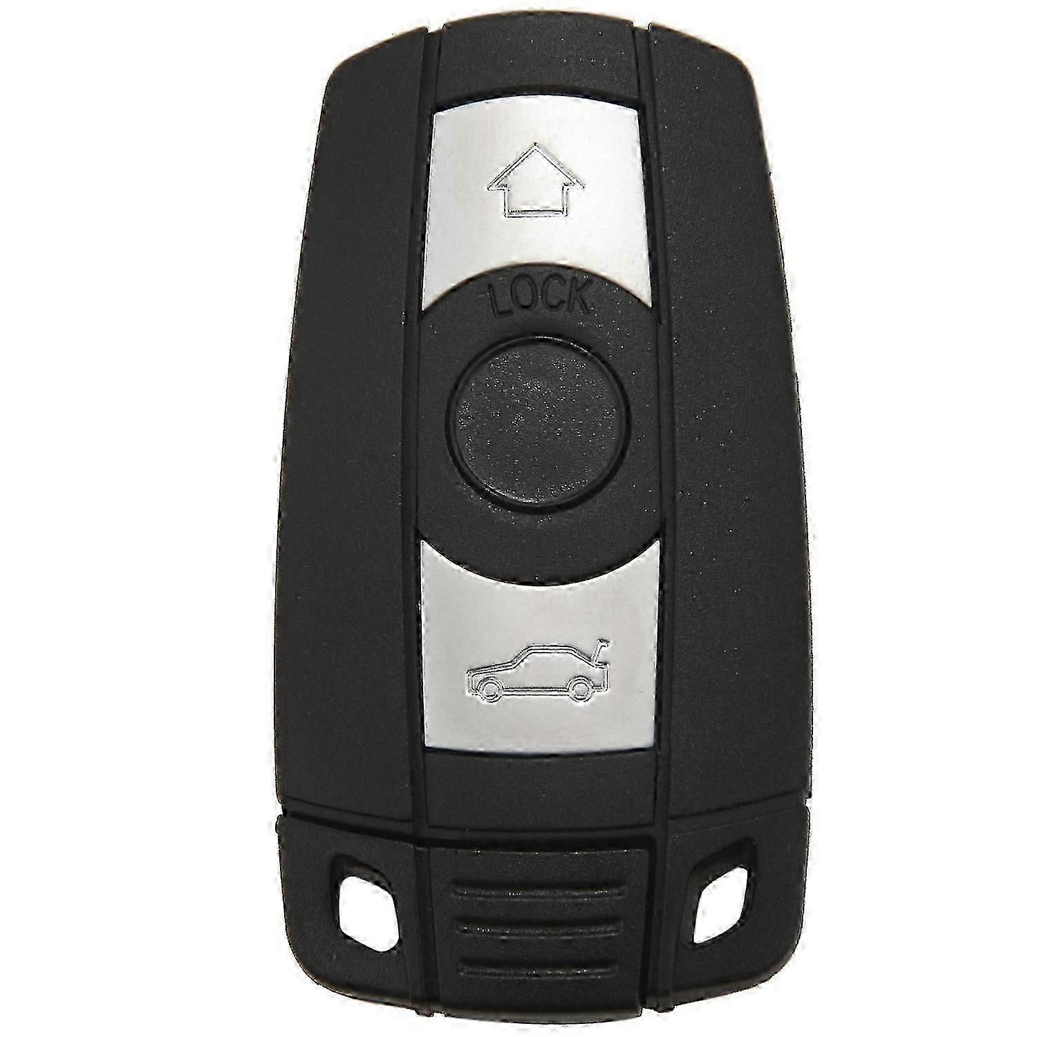 Replacement 3 Button Smart Remote Keyless Key Shell Fob Case Compatible Bmw 1 3 5 6 7 E90 E93 E92 M3