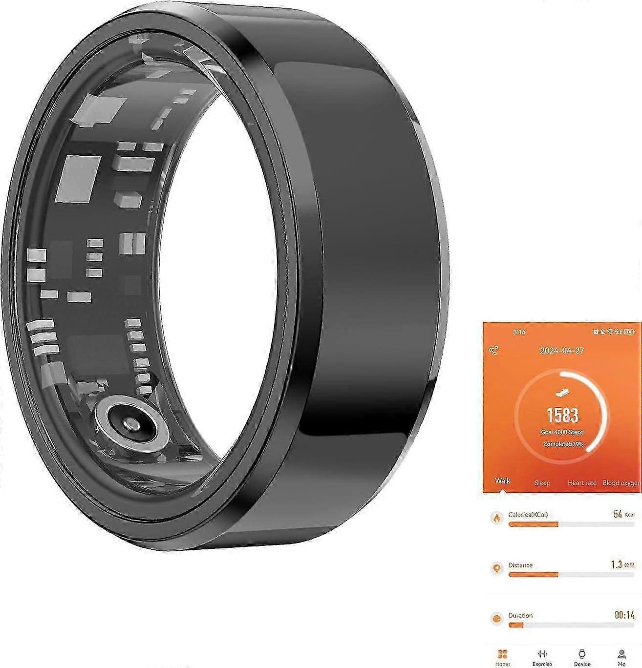 2025 Latest Model Fitness Tracker Smart Ring,Step Counter,Heart Rate Blood