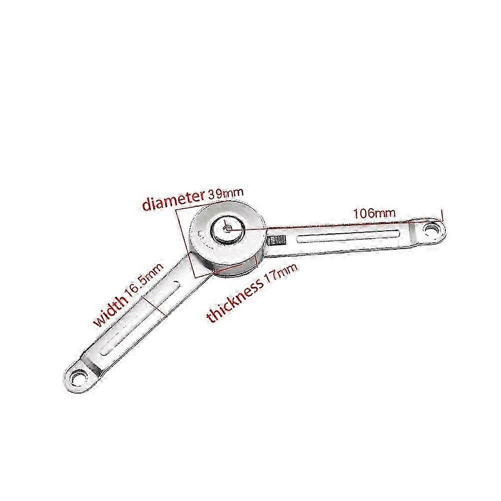 2pcs Heavy Duty Lid Support Hinges Soft Close Folding Lid Stay Hinge Keep Lid Hinge Open For Cabinet