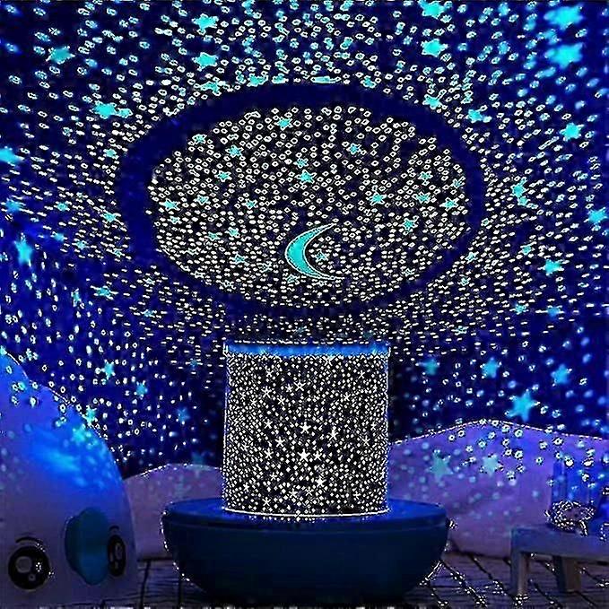 Telecomanda si Timer Design Seabed Starry Sky rotating Led Star Proiector pentru dormitor