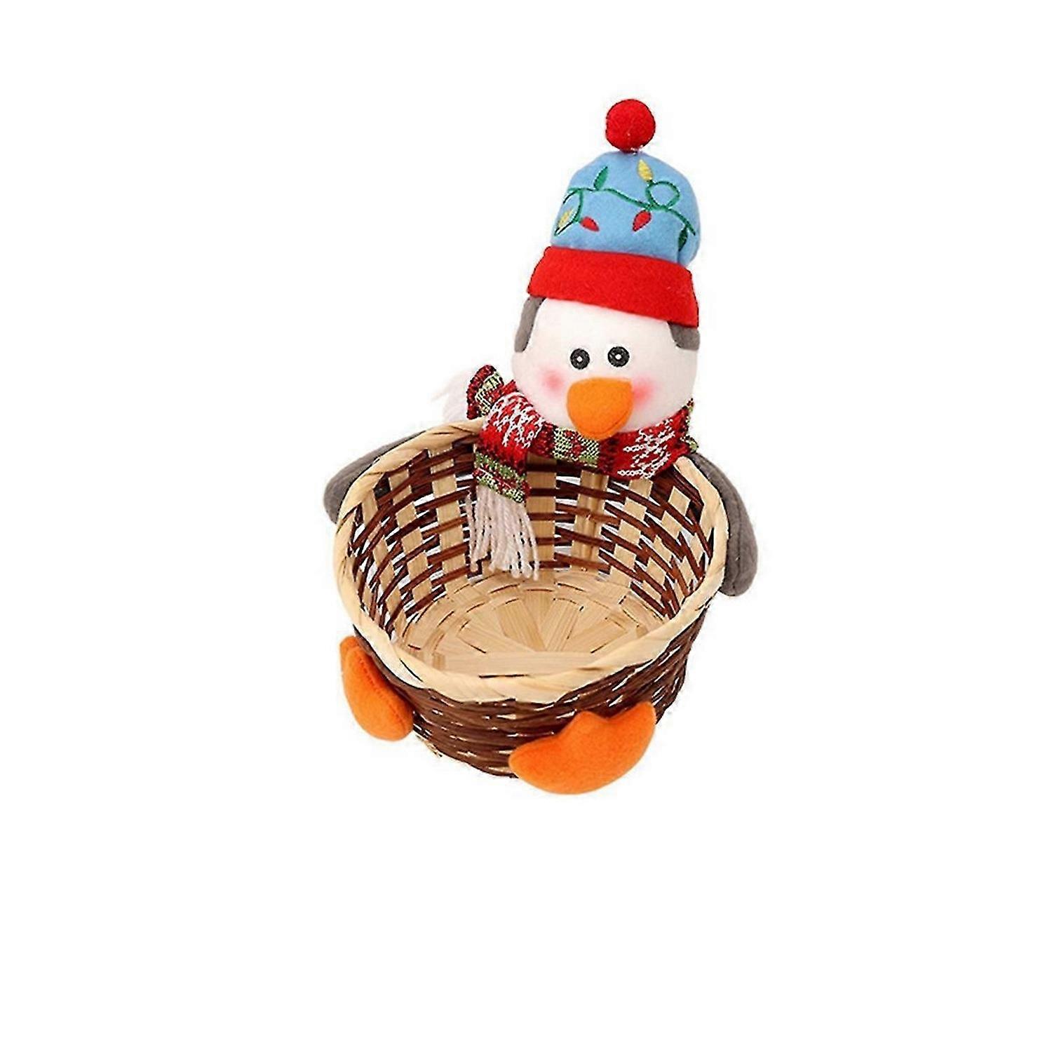 Merry Christmas Candy Storage Basket Decoration B