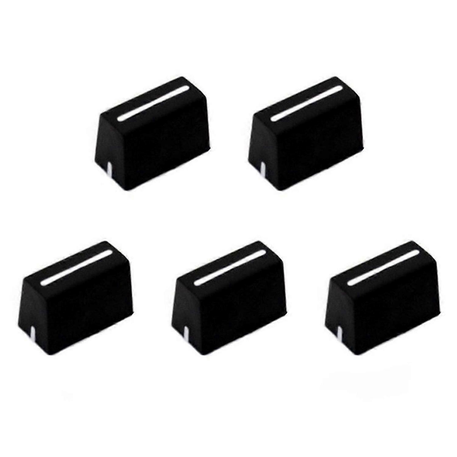 5pcs Universal Fader Knobs Fader Cap Straight Slide Potentiometer Cap for DJ Controller Mixers Console ,,XDJ
