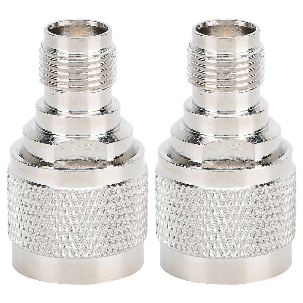 2PCS N Male to TNC Female Adapter High Performance Portable Gold Plated Connector