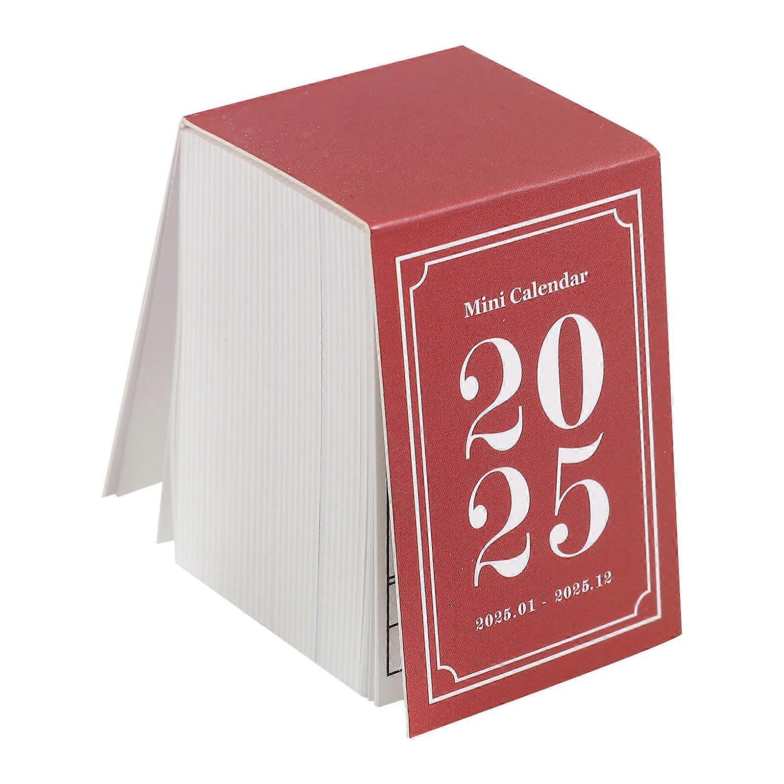 Small Desk Calendar Home Desk Calendar for Countdown Use 4Pcs Vintage Tearable