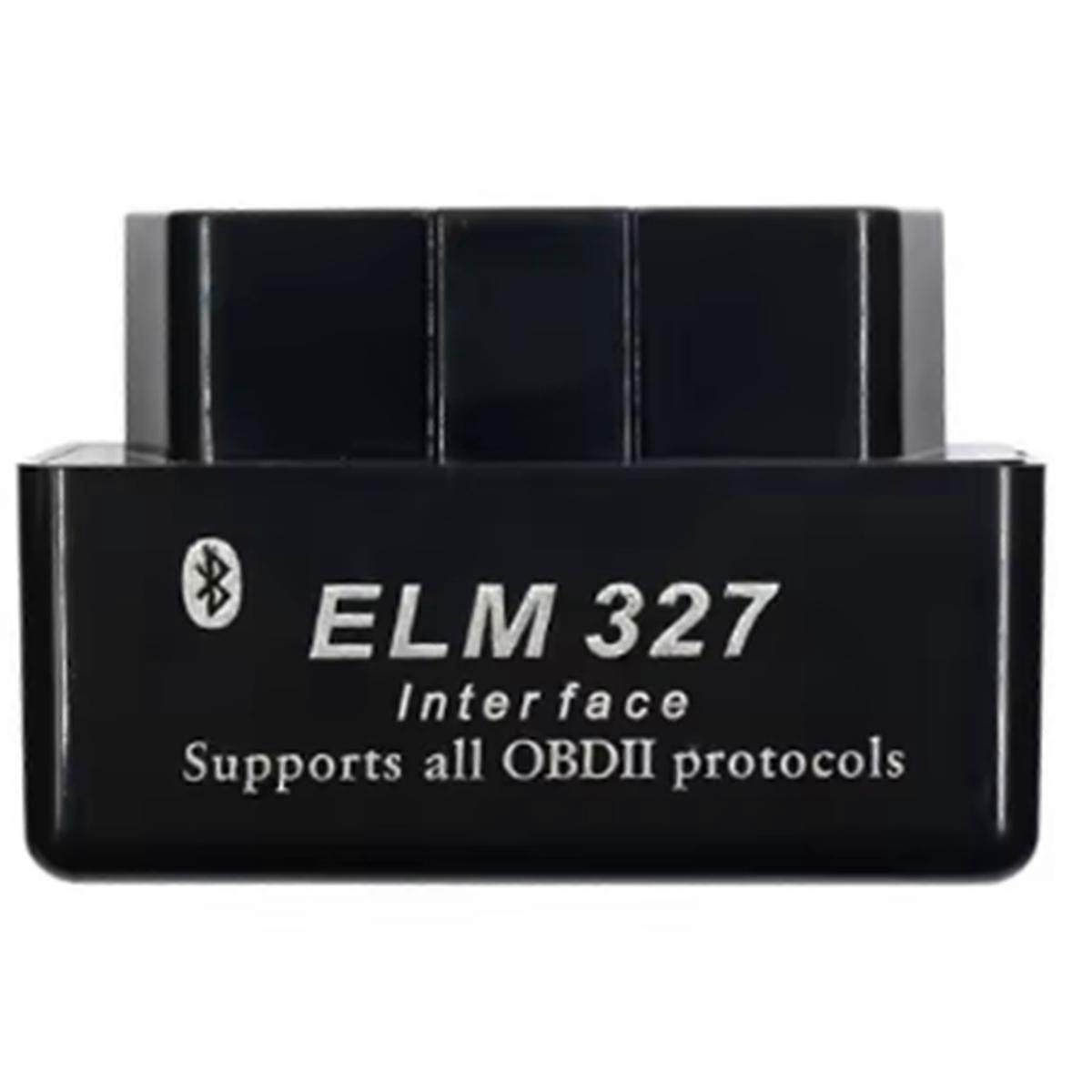 EM327 Bluetooth V2.1 OBD OBD2 CAN-BUS Protocol Works for Android/PC V2.1 Professional Diagnostic Scanner Black