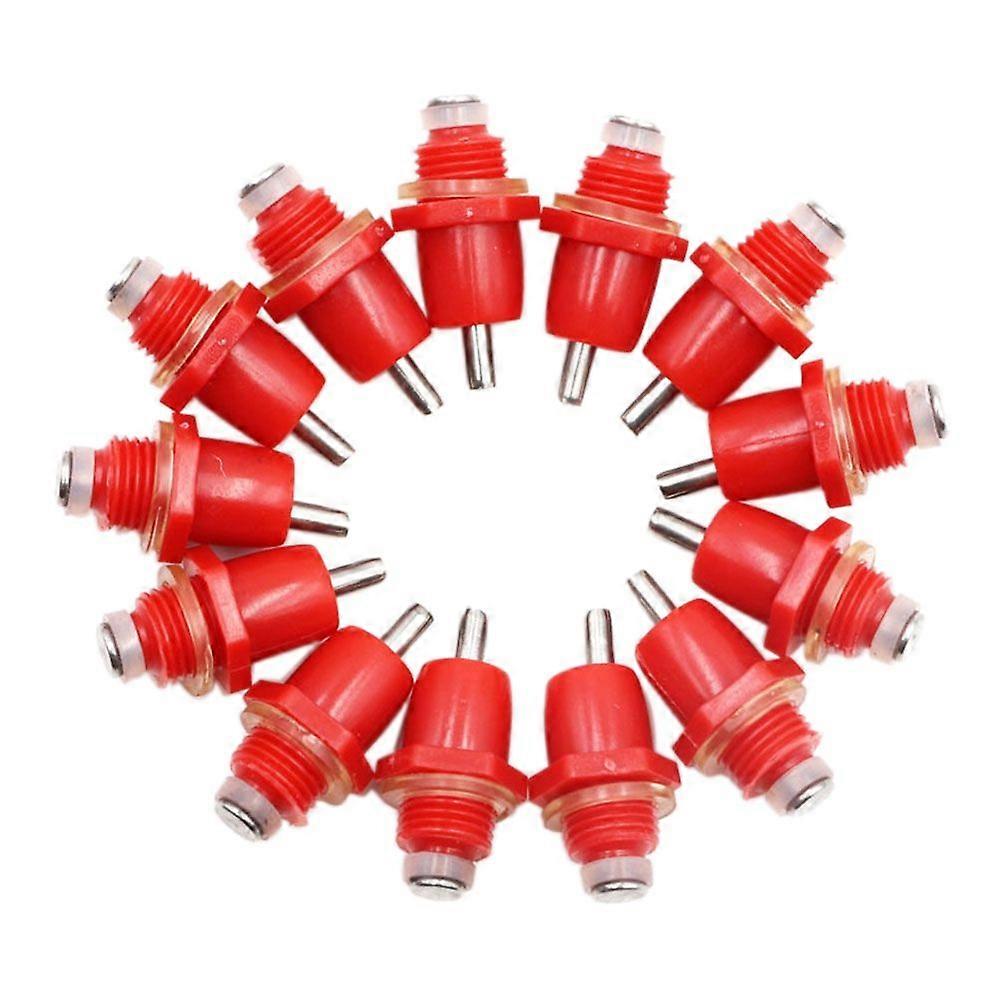 50Pcs Poultry Chicken Nipple Drinker Spring Type Bird with Automatic Water Dispenser Chicken Mouth