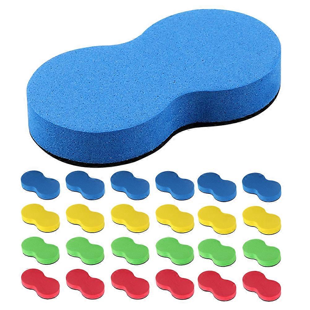 Peanut Shape Whiteboard Erasers for Dry Erase Board 160Pcs Multi Color