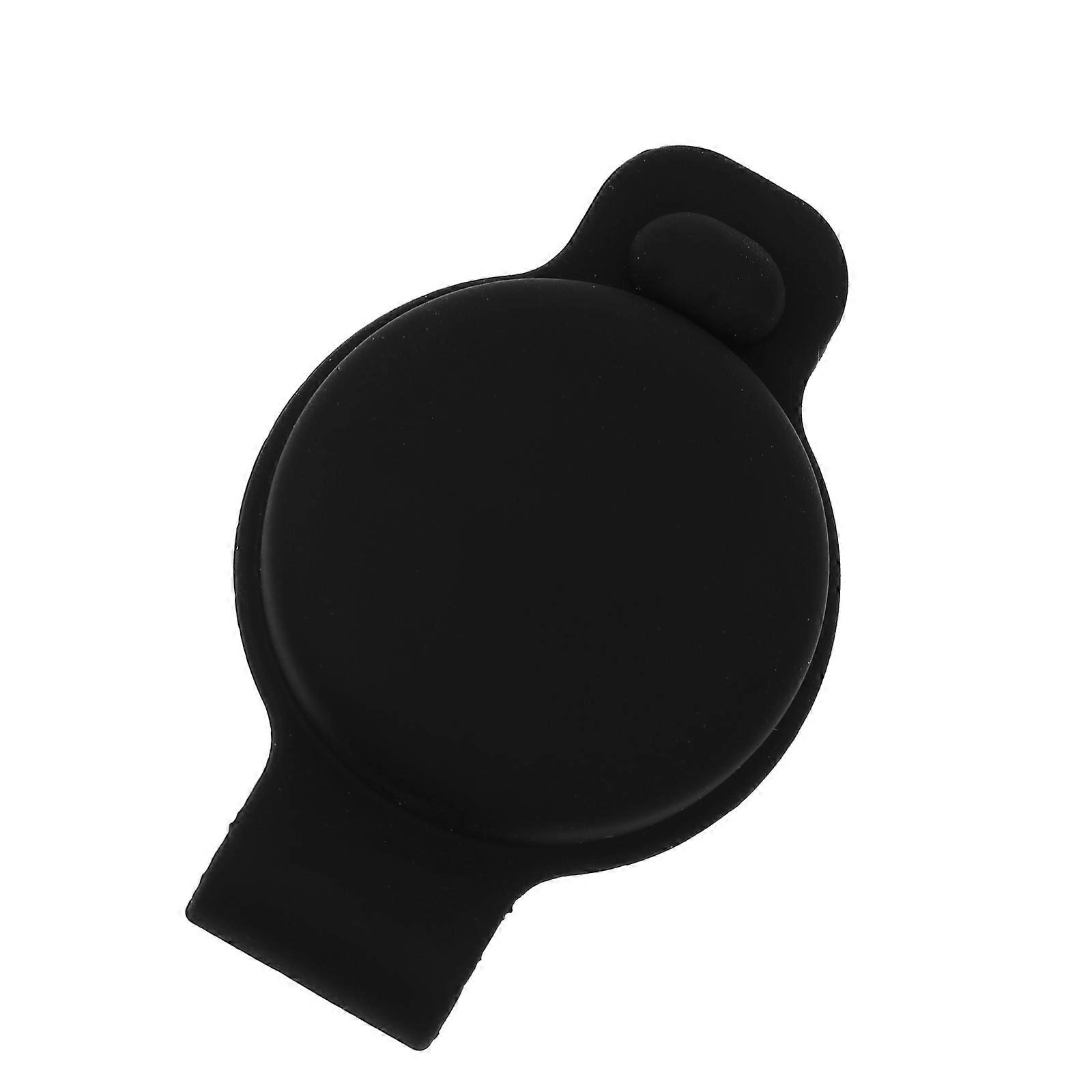 Pet Collar Tracer Protective Case for with Silicone Material 1Pcs Black