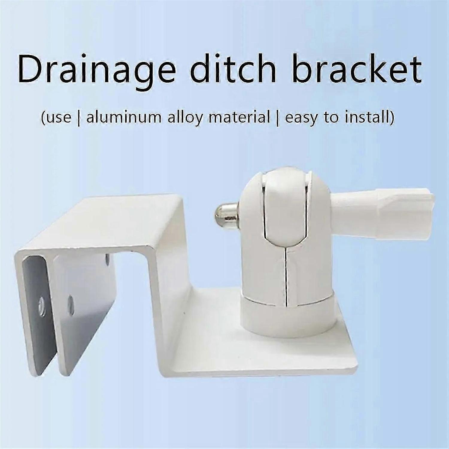 -86D Wall Bracket for Mini Eaves Rain Ditch Special Bracket Alloy Support Waterproof Adjustable Angl