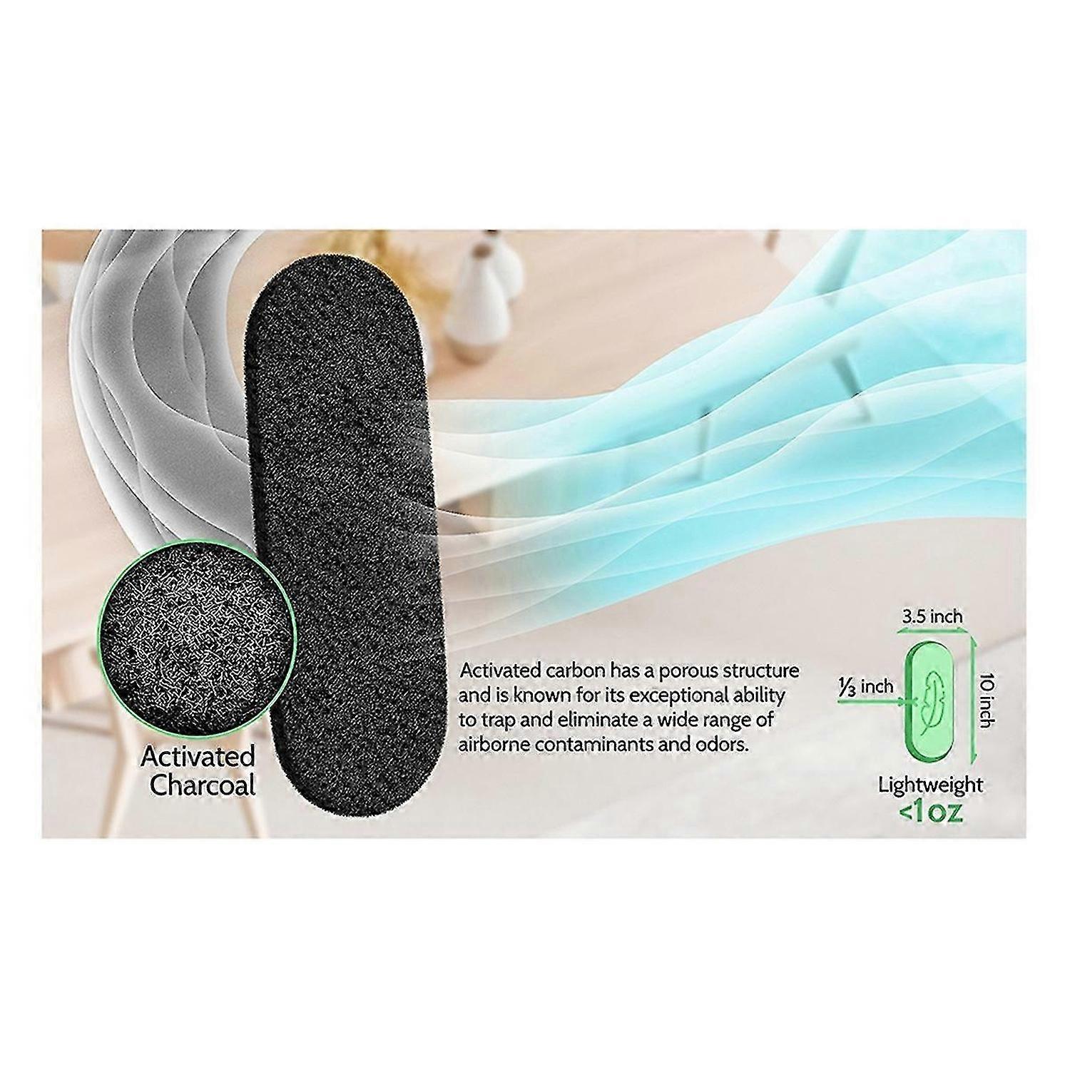 Ceiling Fan Filters for 6-Pack Set Air Filters with Activated Charcoal Odor Eliminator & Air
