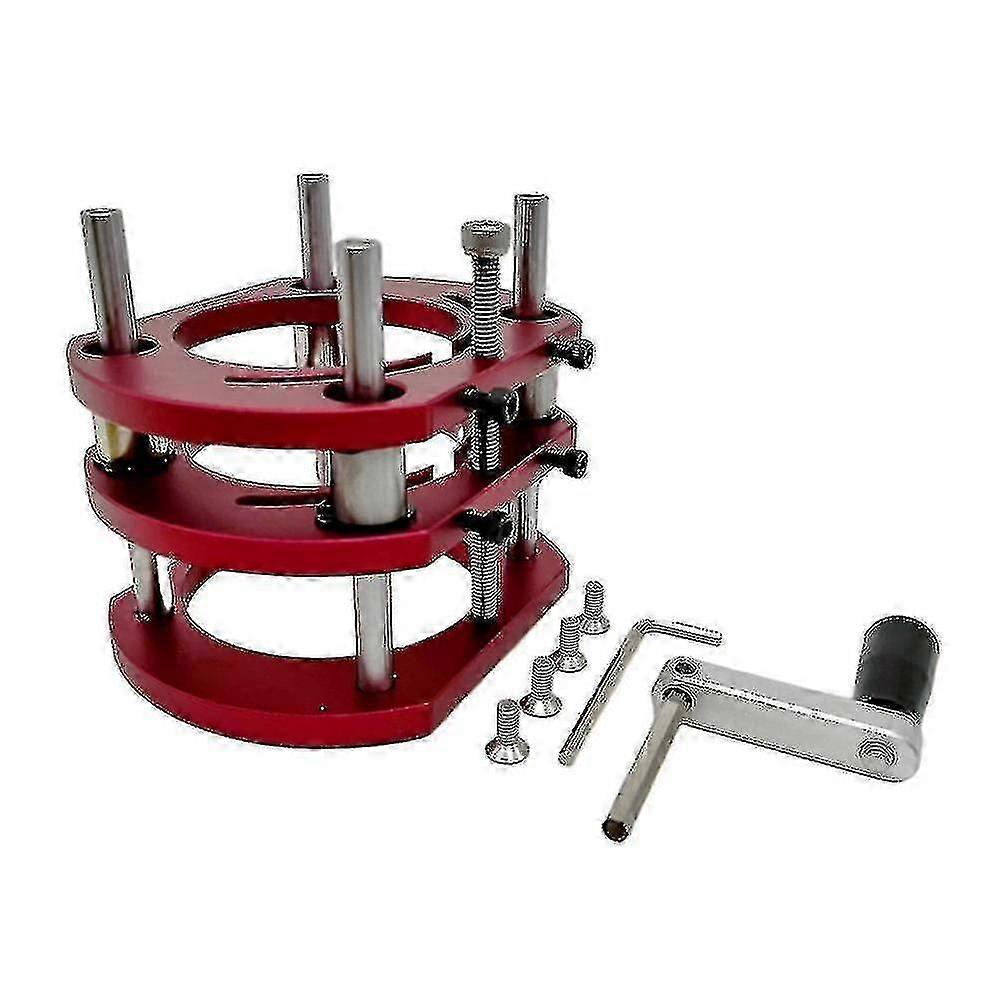Trebearbeiding Router Lift For 65mm diameter Motorer Router Table Wood Fresing Liftable Plunge Base For Trimmer Gravering Machine-wf