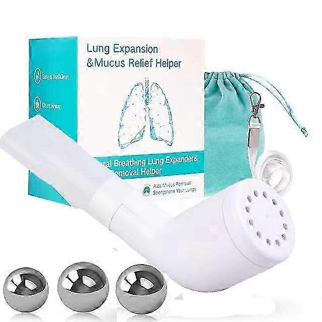 Breathing Exercise Device Compatib First Aid Outdoor Handheld Lung Breathing Trainer Breathing Exercise Instrument