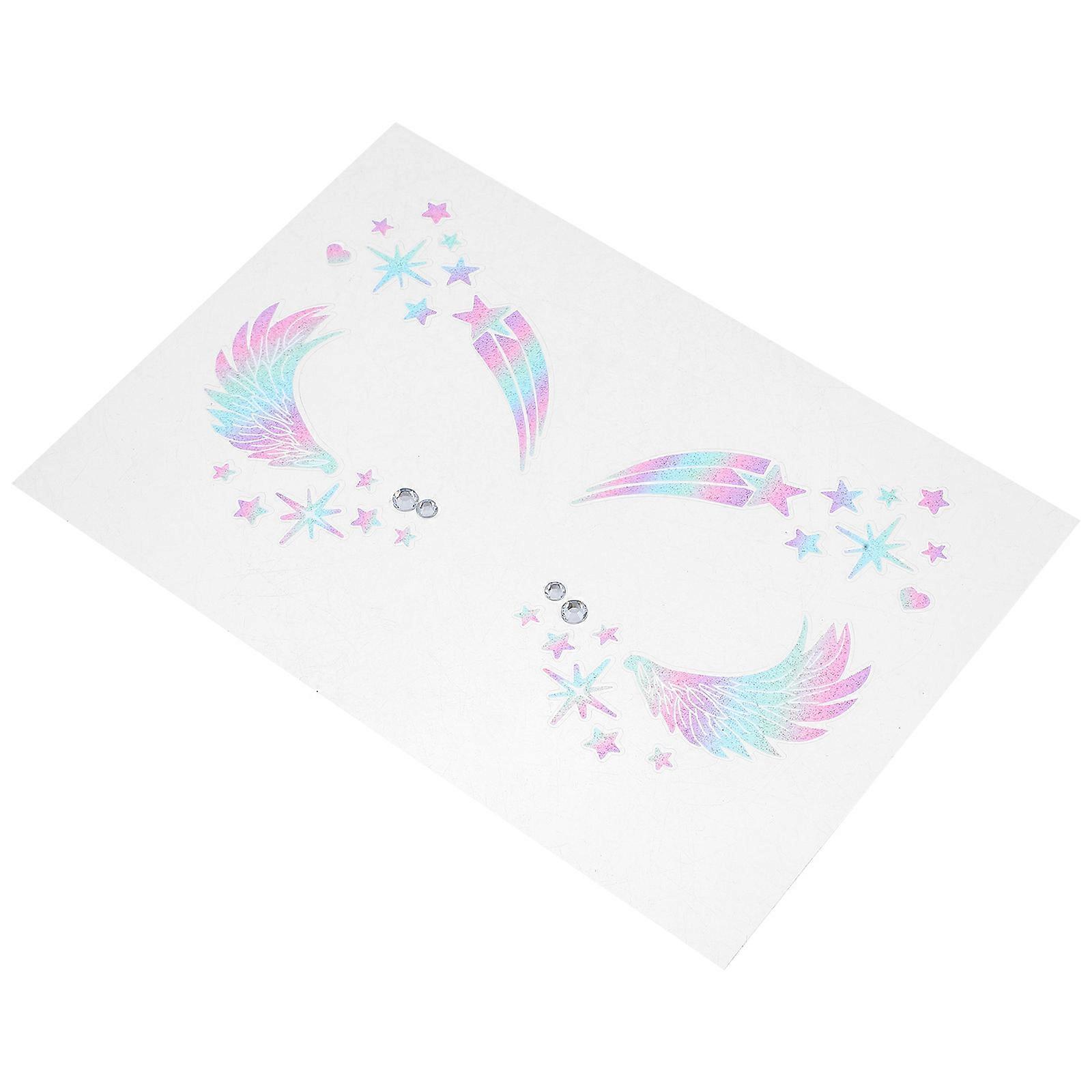 Masquerade Sticker Colorful Eye Sticker for Decoration Use Styles 1