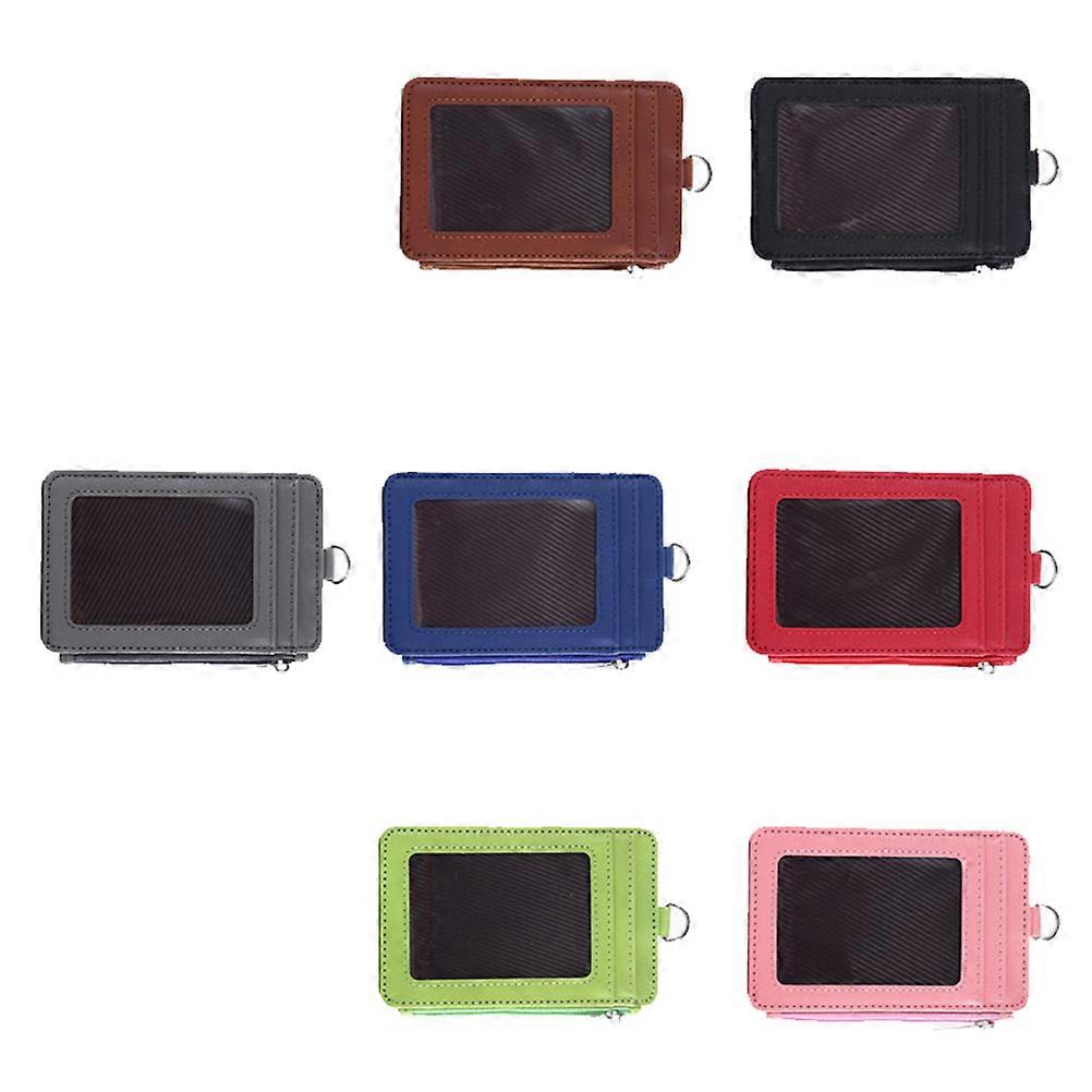 Chest Badge Card Holder for Protection Use Purse Multi-Card Holder Blue