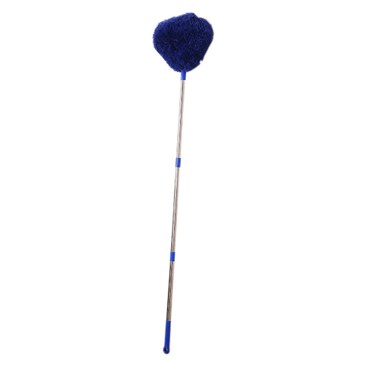Duster Stainless Steel Long Handle Dusting Brush Navy blue