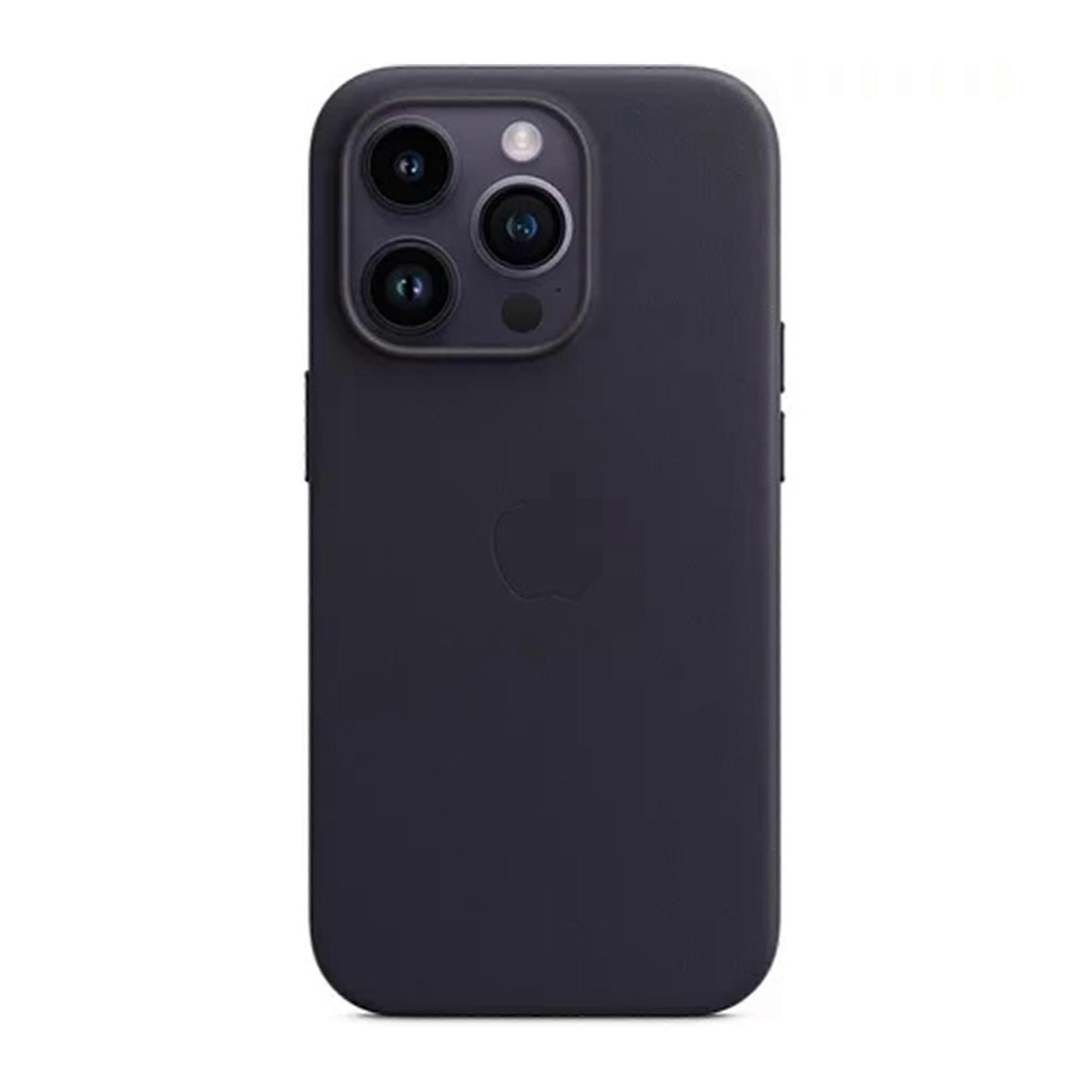 Compatible with iPhone 14 Pro Max Leather case with MagSafe Simple and slim 6.7"in-Ink